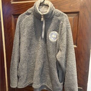 Gray Sherpa Ivory Ella Pullover